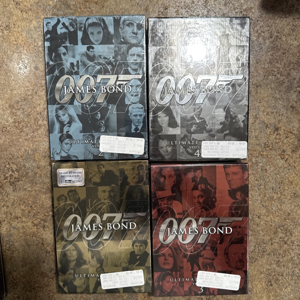 James Bond 007 Ultimate Edition - Volume 1-4 (40 DVD Set) SEALED